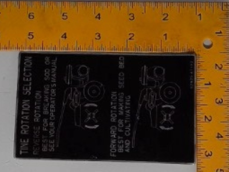 62425-47192 Label for KUBOTA