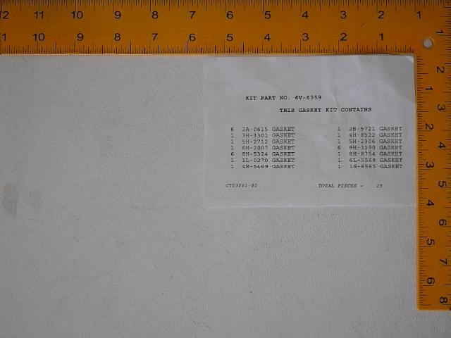 6V-6359 Gasket Kit for CATERPILLAR