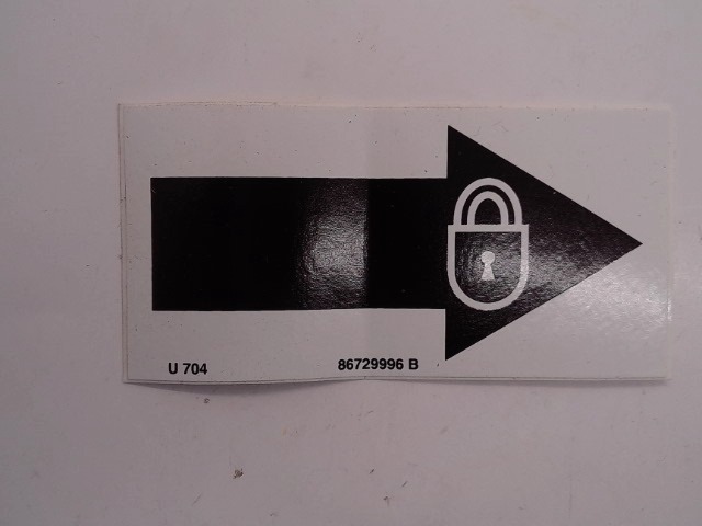 86729996 Decal for CASE NEW HOLLAND