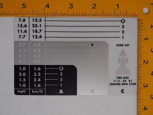 LVU10962 JOHN DEERE Decal Fs