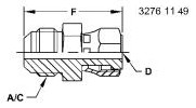 X10XHL6-S Fitting for JOHN DEERE