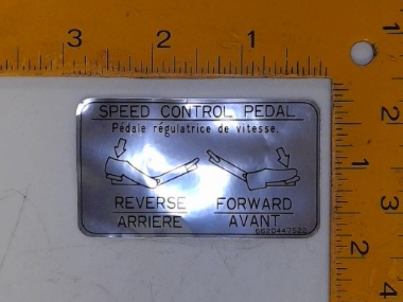 66204-47520 Decal for KUBOTA