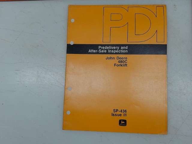 SP436 Op Manual for JOHN DEERE