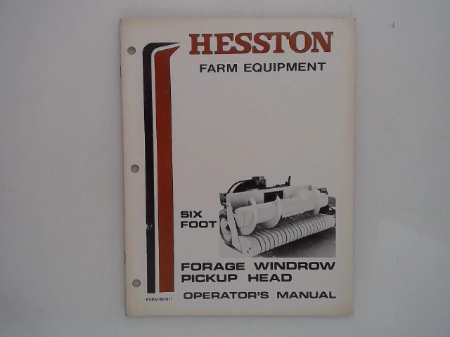 891911 Manual for AGCO