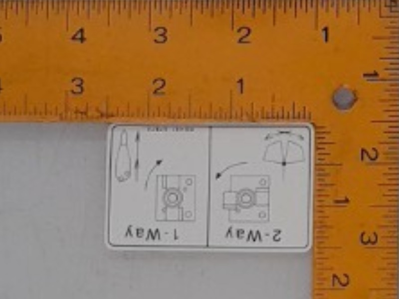 RD451-57872 Label for KUBOTA