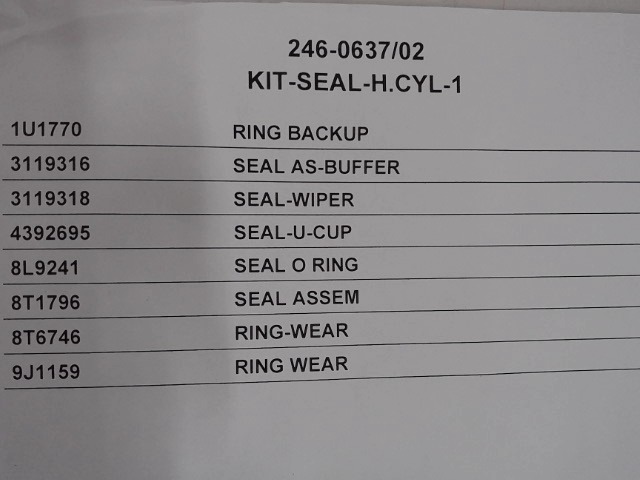 2460637 Kit-seal-h for CATERPILLAR