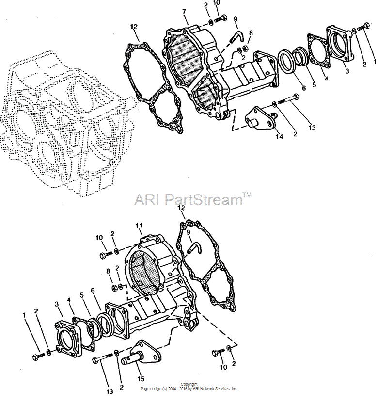 LVU801624 Gasket for JOHN DEERE