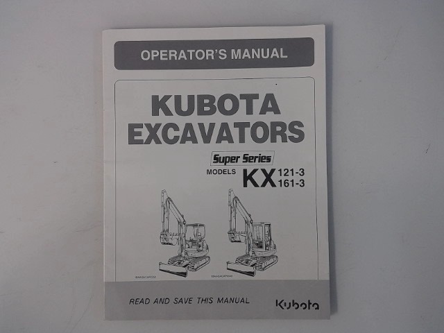 RD138-81212 Operators Manua for KUBOTA