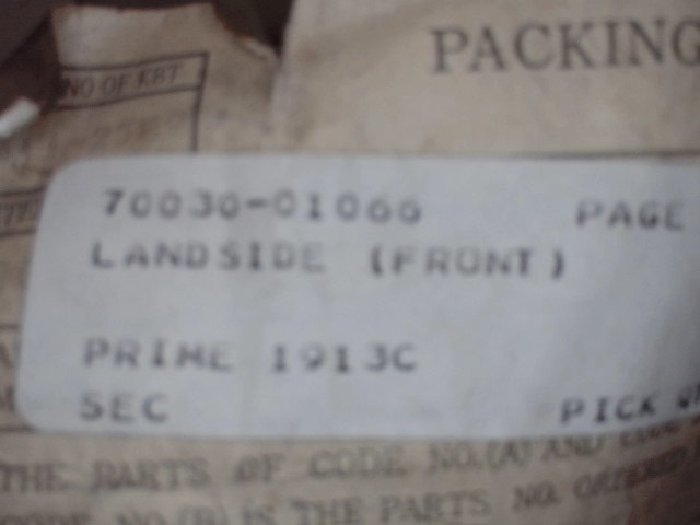 70030-01066 Landside for KUBOTA