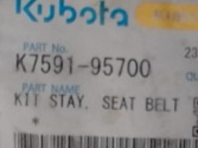 K7591-95700 Kit for KUBOTA