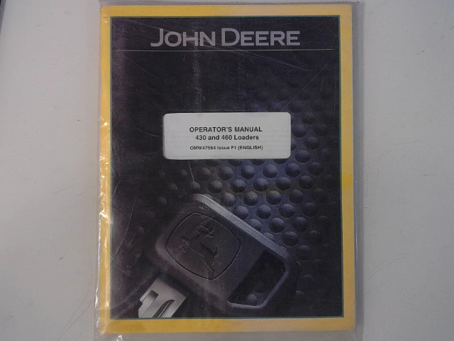 OMW47564 Owners Manual for JOHN DEERE
