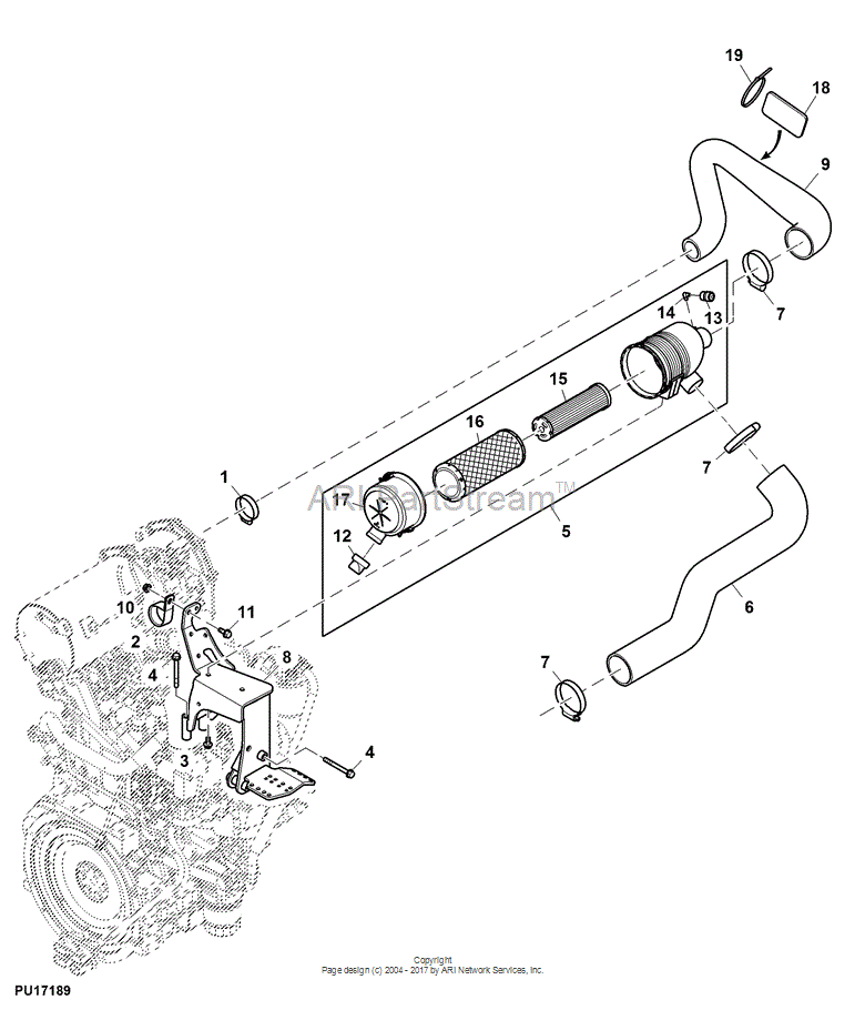 X1/8CR-S Fitting for JOHN DEERE