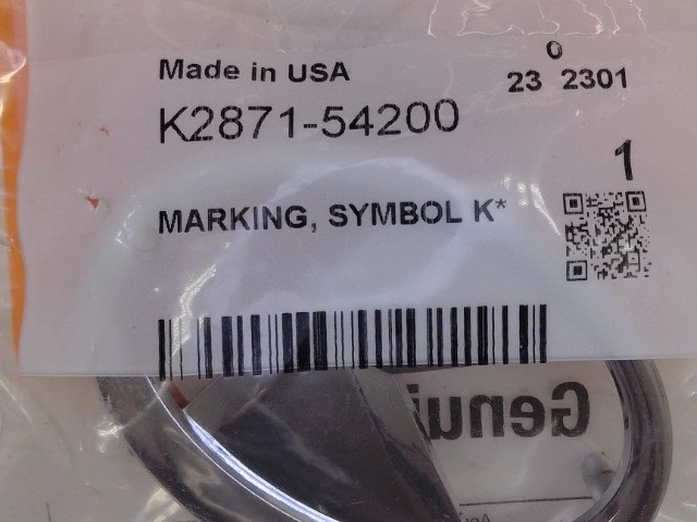K2871-54200 Marking for KUBOTA