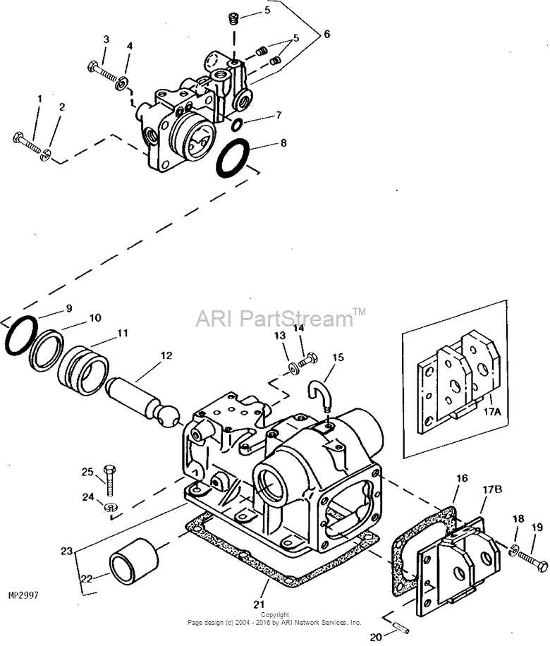 LVU801609 Gskt for JOHN DEERE
