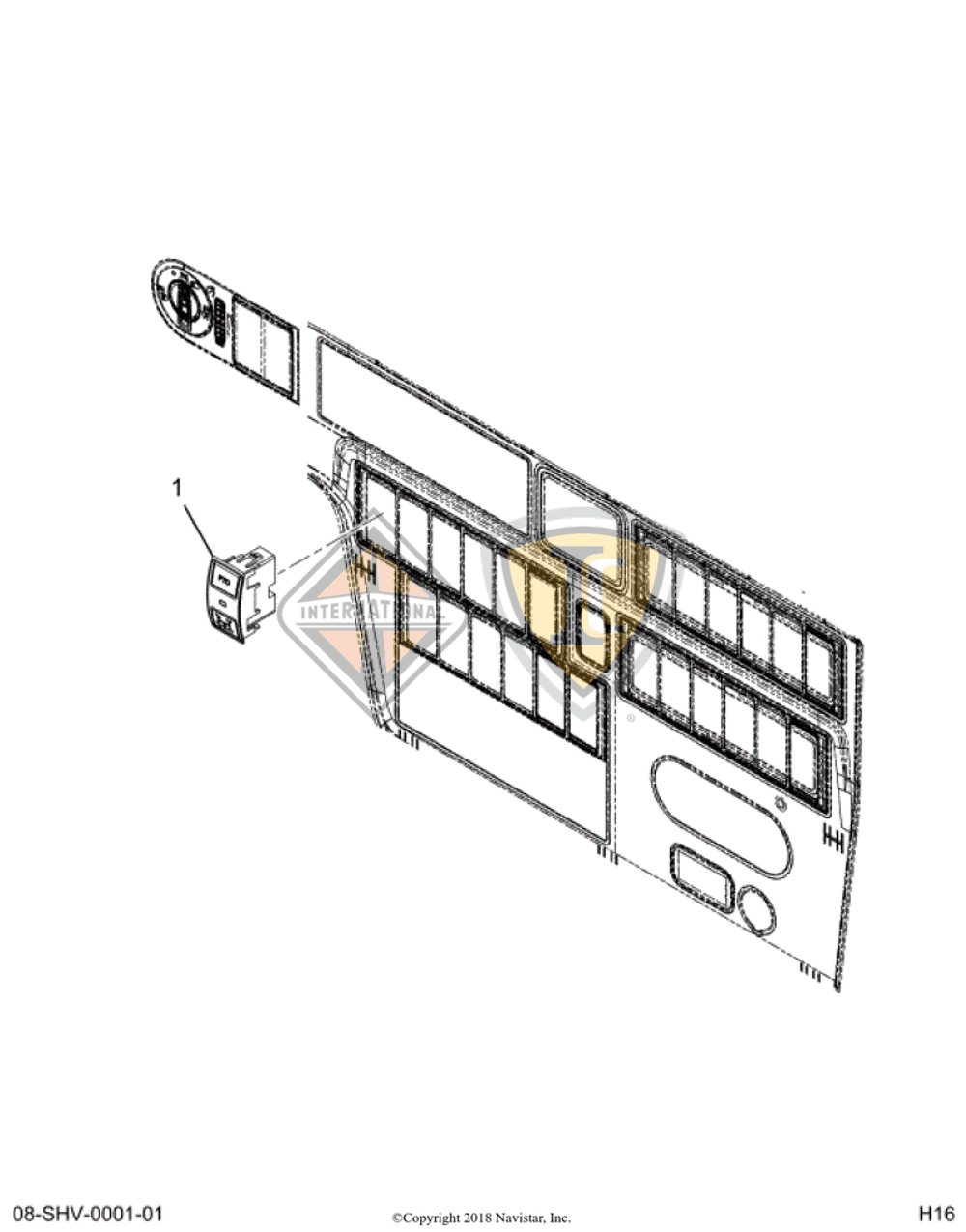 4102418C1 Switch, Multiplex, Power Take- Off for INTERNATIONAL TRUCK