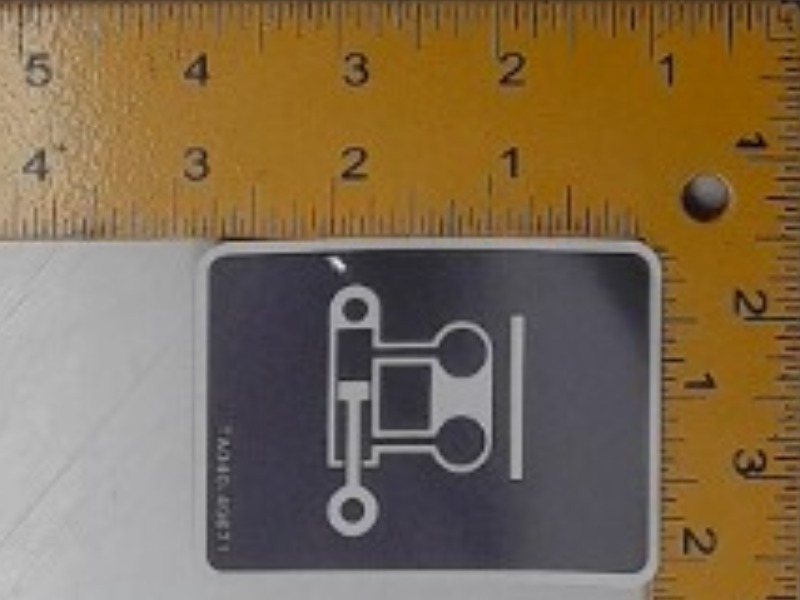 TA040-49670 Decal for KUBOTA