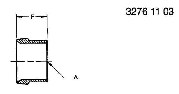 X6TX-S Bushing for JOHN DEERE