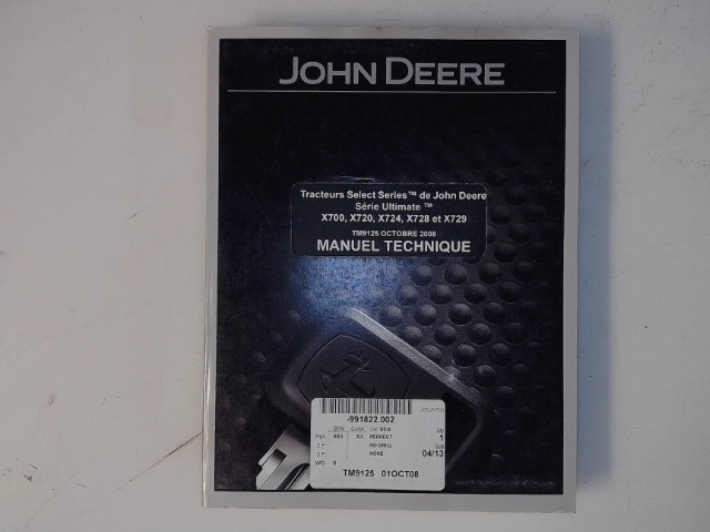 TM9125 Manual Techniq for JOHN DEERE
