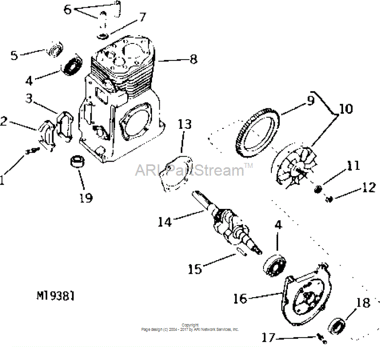 M43141 Gasket for JOHN DEERE
