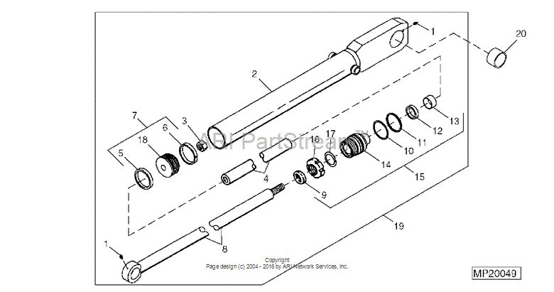 A33953 Ring for JOHN DEERE
