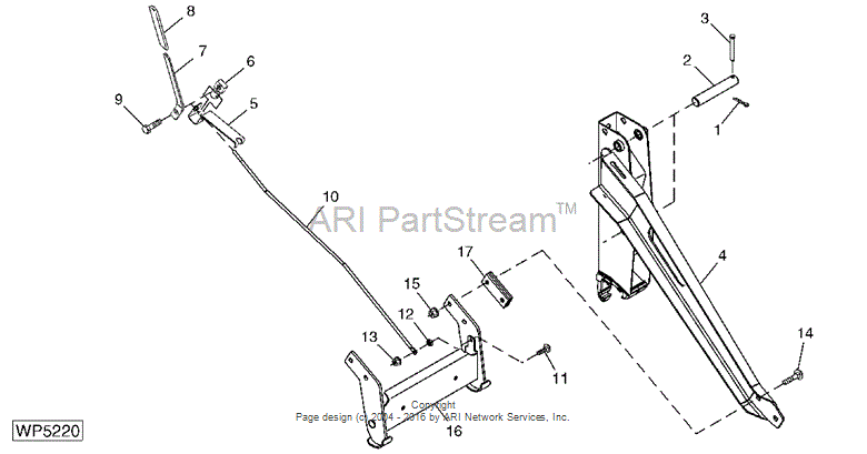 AW32654 Mast for JOHN DEERE