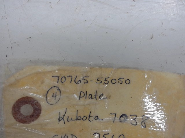 70765-55050 Plate for KUBOTA