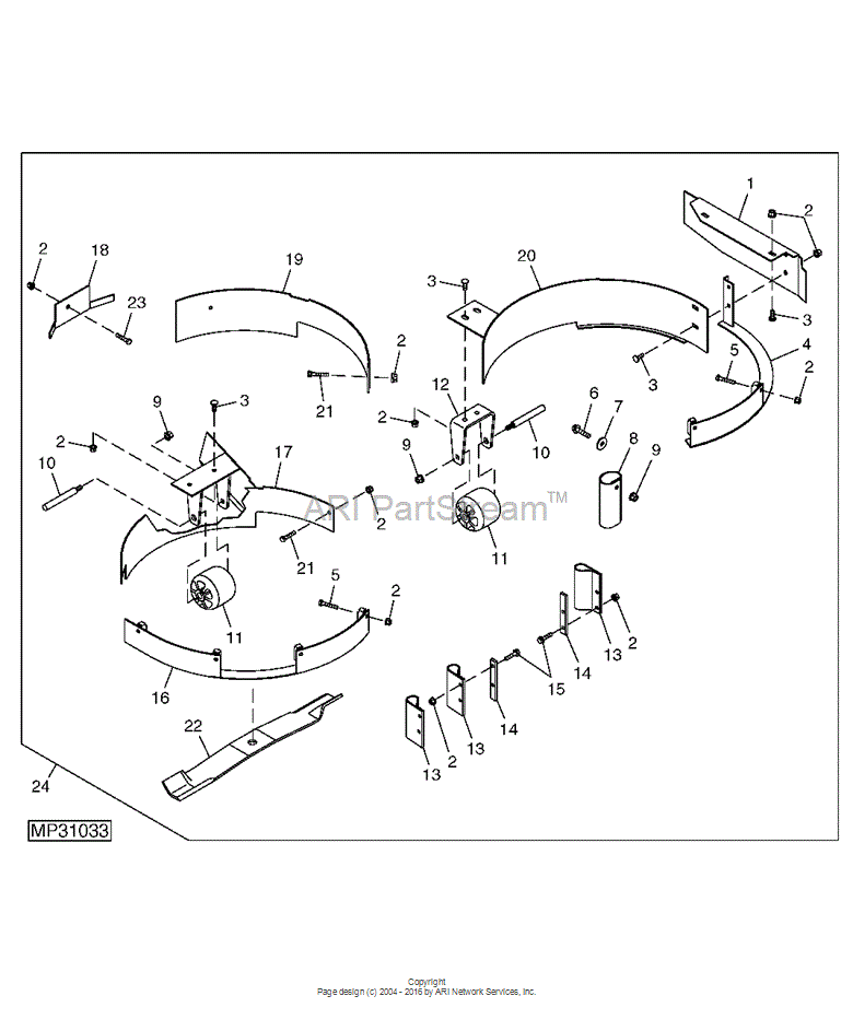 M142514 Blade for JOHN DEERE