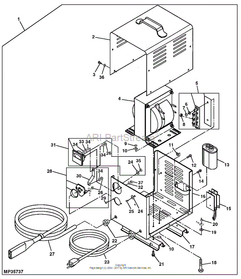 AM128831 Cable for JOHN DEERE