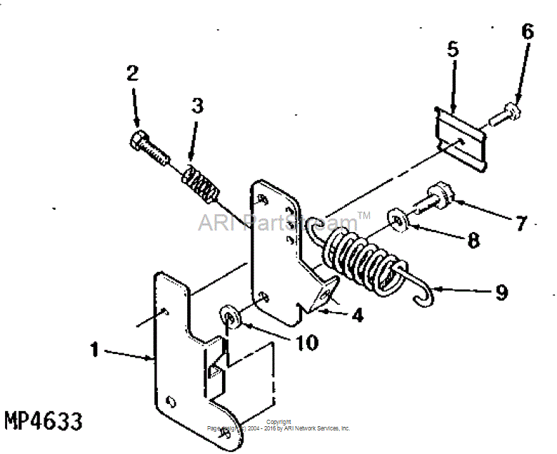 HE150-1398 Spring for JOHN DEERE