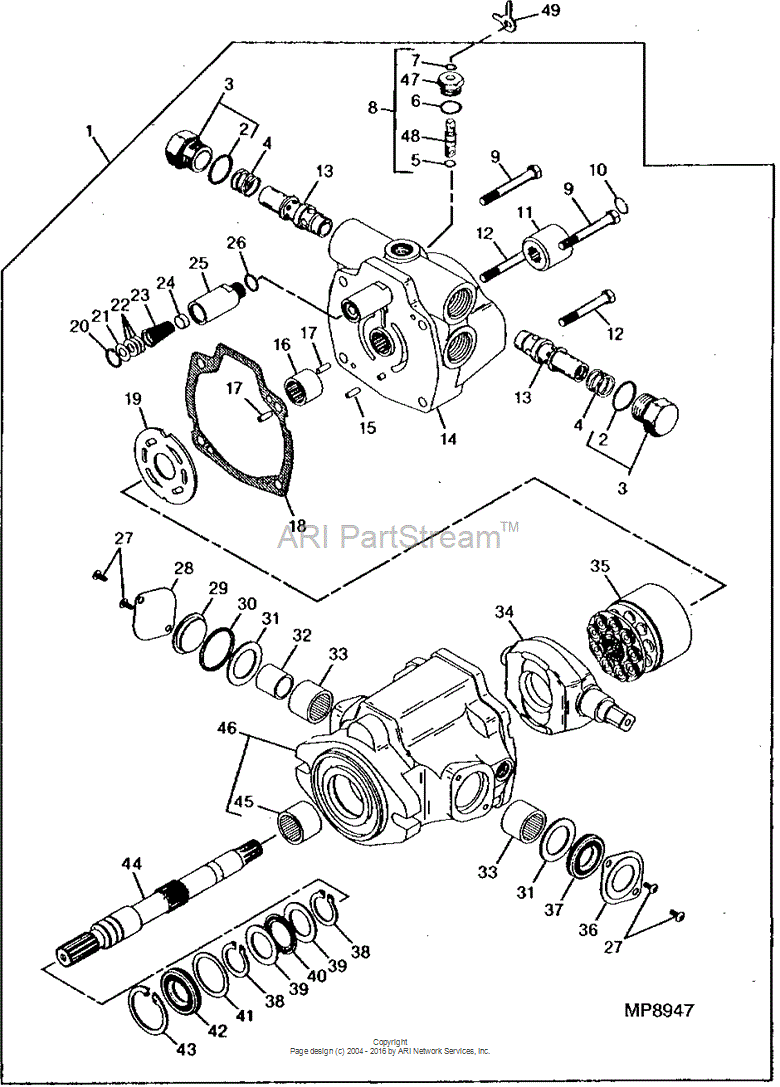 GG170-32492 Cap for JOHN DEERE