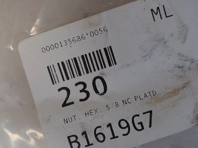 230 WOODS Nut