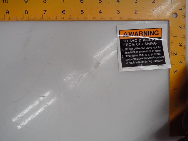 7J061-56490 Label Warning for KUBOTA