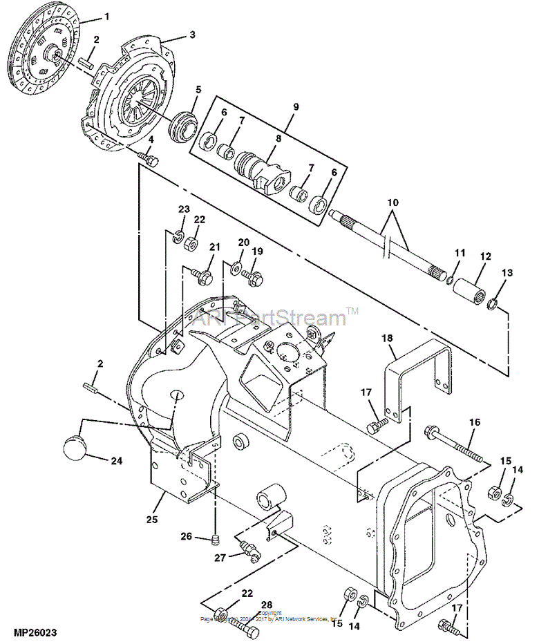 M807550 Universal Joint for JOHN DEERE