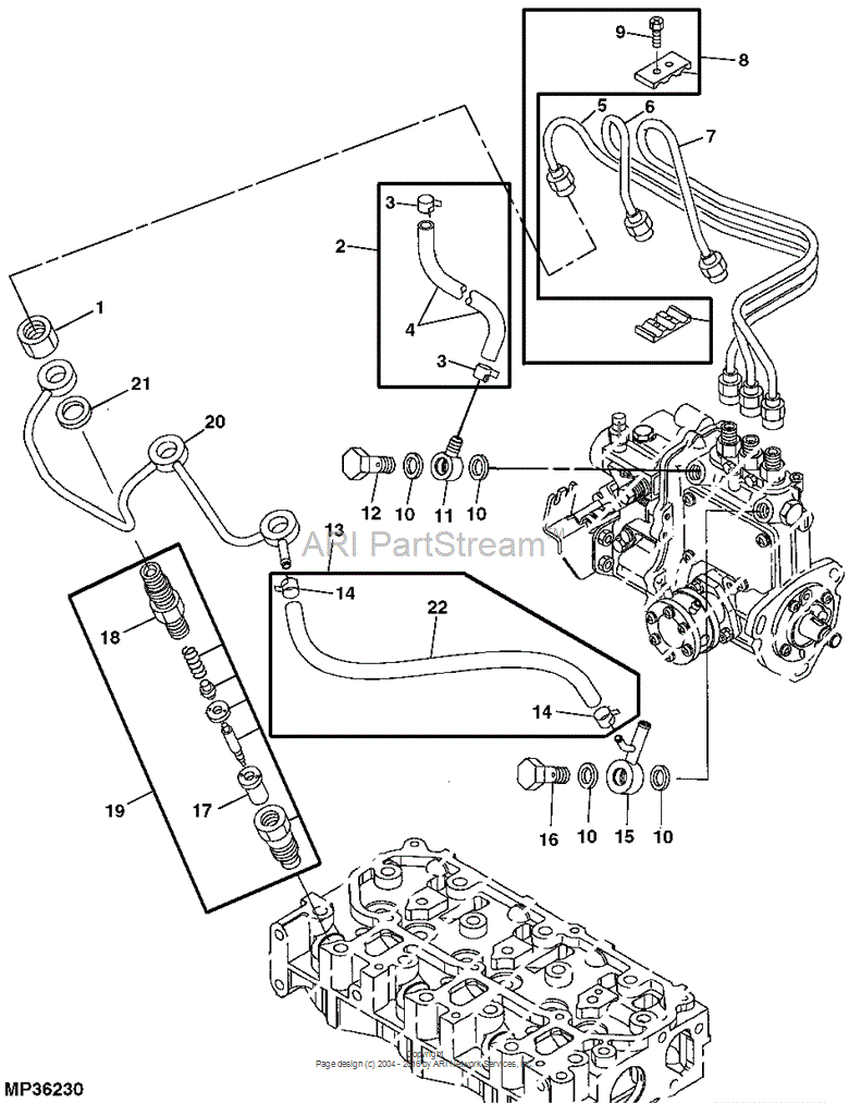 M87908 Nut for JOHN DEERE