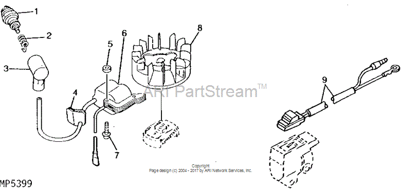 AM54450 Spark Plug for JOHN DEERE