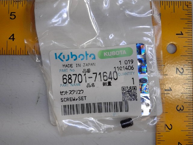 68701-71640 Screw Set for KUBOTA