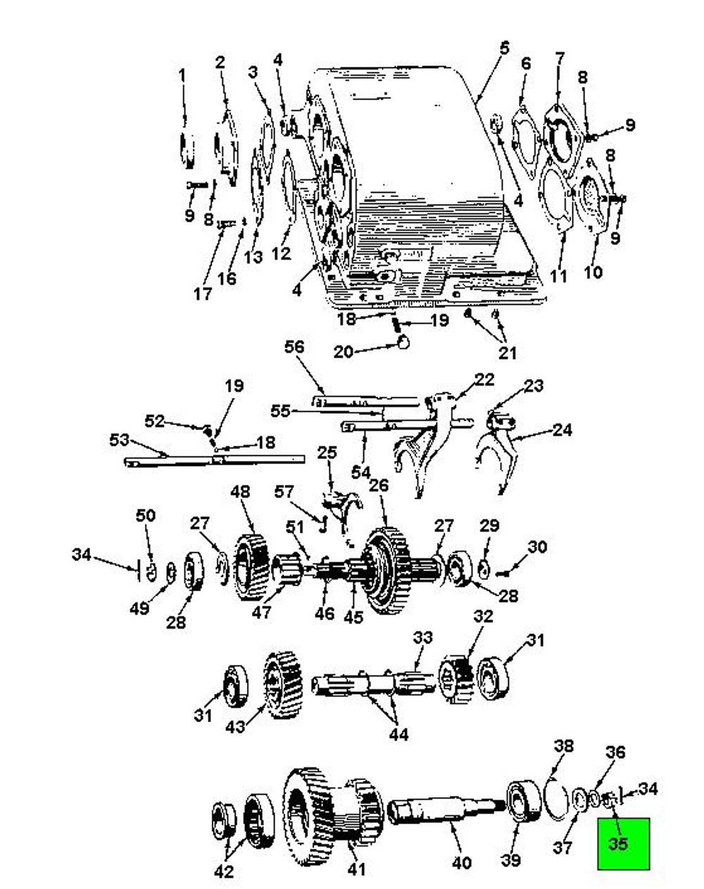 144424H Nut for NAVISTAR