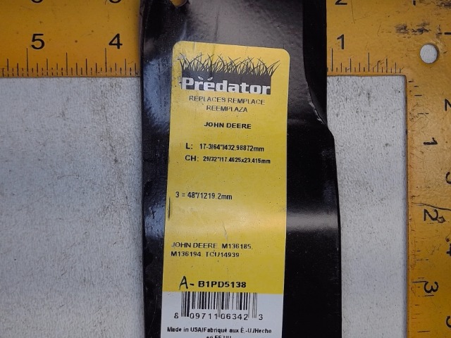 A-B1PD5138 Blade for JOHN DEERE