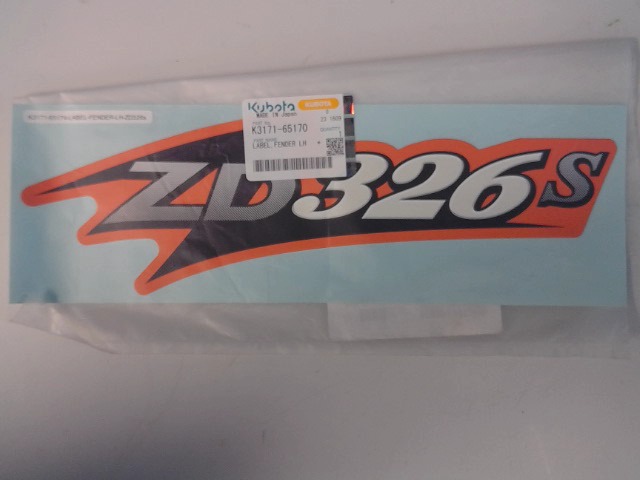 K3171-65170 Label for KUBOTA