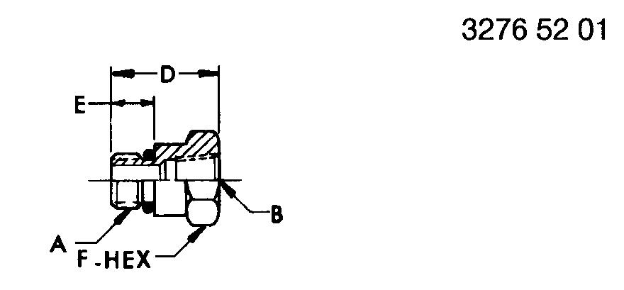 X24-1F5OG-S Fitting for JOHN DEERE