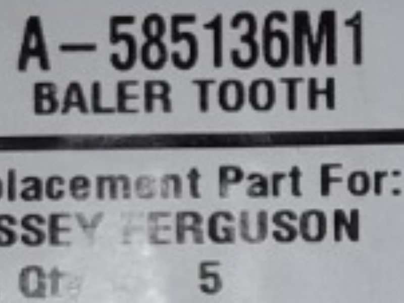A-585136M1 Baller Tooth for JOHN DEERE