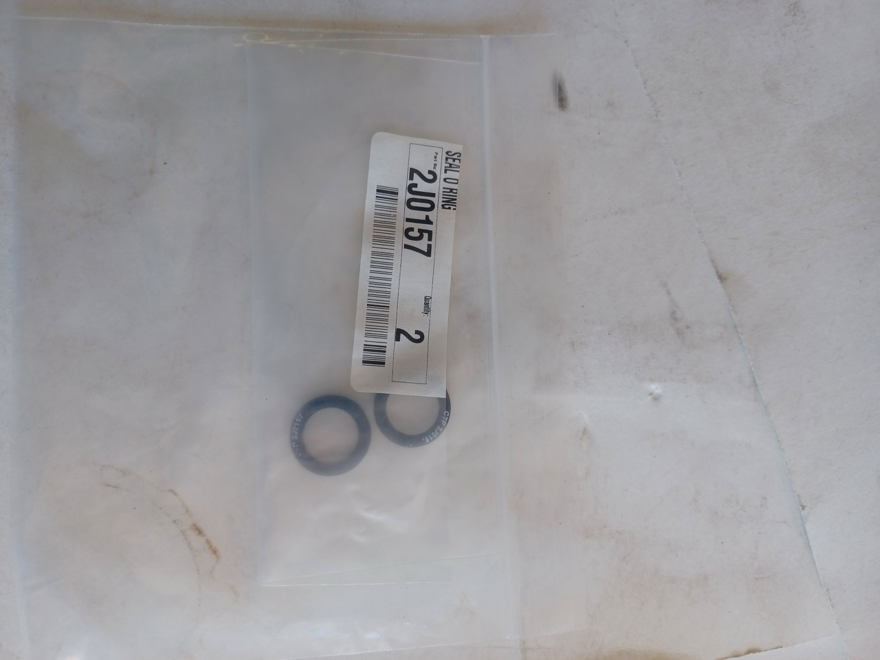 2J0157 Seal O Ring for CATERPILLAR