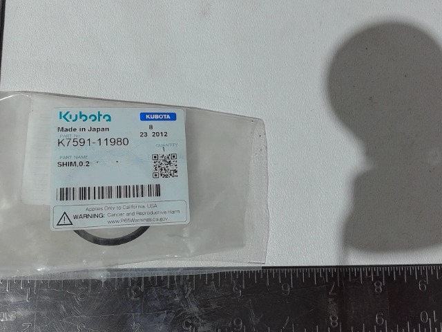 K7591-11980 Shim for KUBOTA
