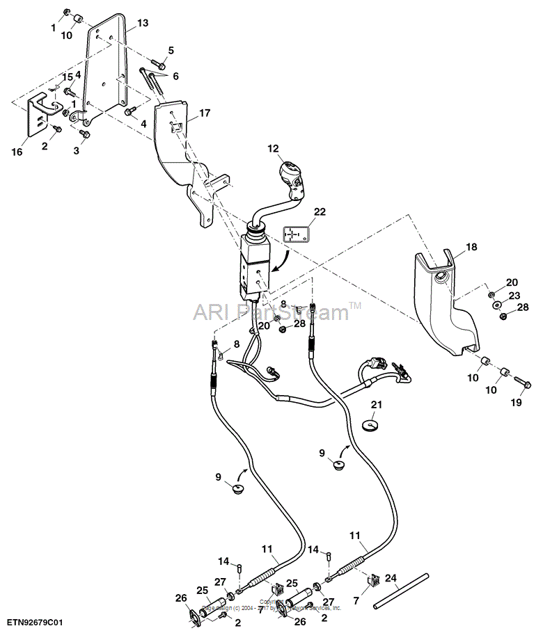 L209039 Locking Pin for JOHN DEERE