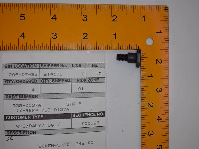 938-0137A Screw for CUB CADET