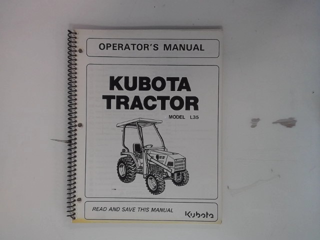 32751-19712 Operator Manual for KUBOTA