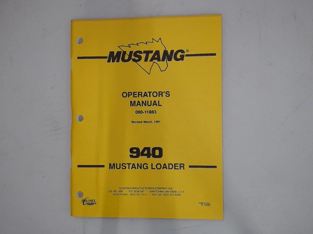 000-11883 Book for GEHL MANITOU