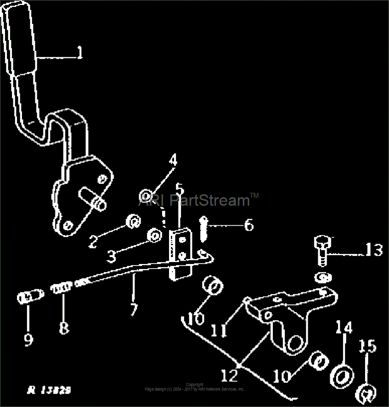 R40971 Rod for JOHN DEERE