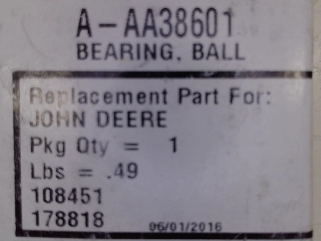A-AA38601 Bearing for JOHN DEERE