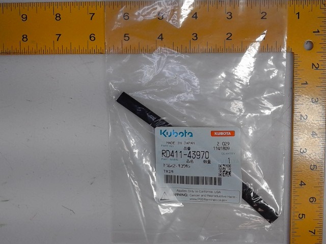 RD411-43970 Trim for KUBOTA